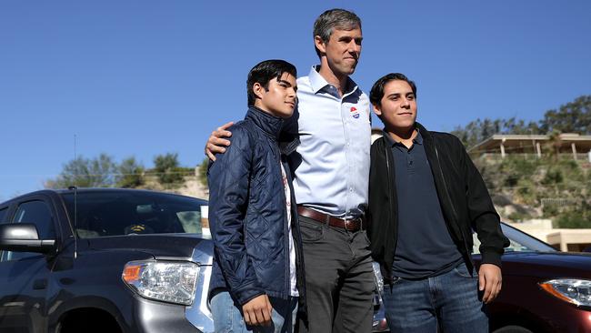 Texas Senate candidate Beto O'Rourke is in a race against Ted Cruz. Picture: AFP.