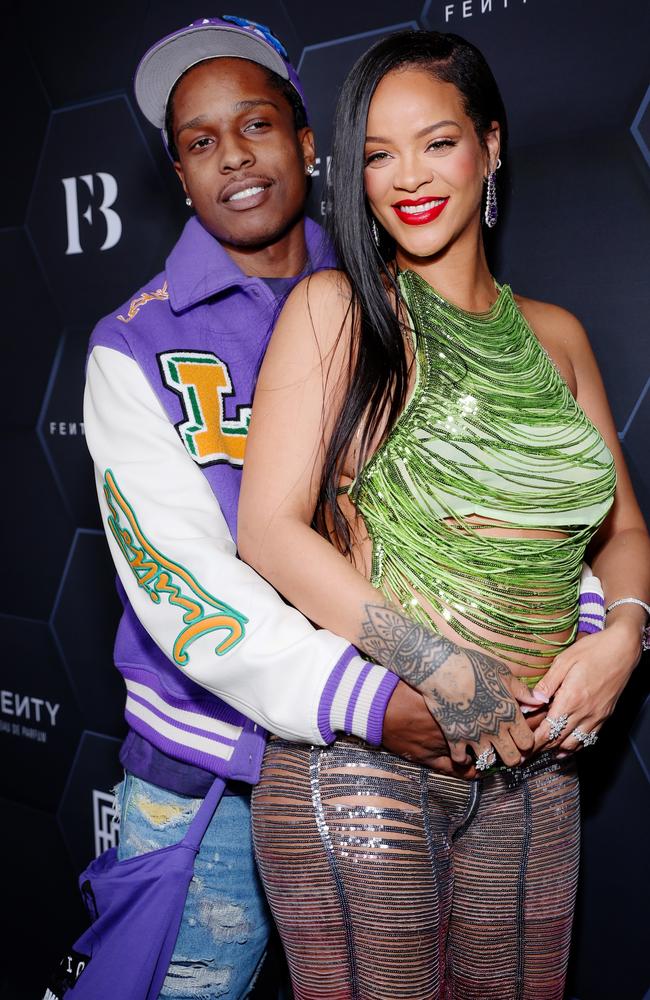 Proud parents A$AP Rocky and Rihanna. Picture: Rich Fury/Getty Images for Fenty Beauty &amp; Fenty Skin