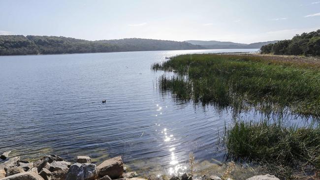 Lysterfield Lake at Lysterfield Park. Picture: Wayne Taylor