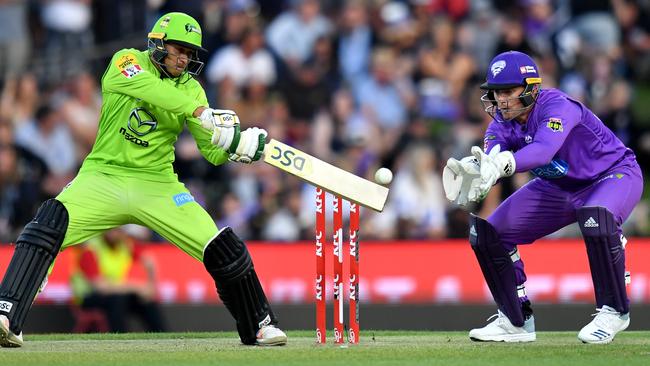 Usman Khawaja was in good touch for the Sydney Thunder.