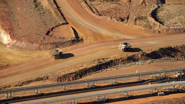 Citic Pacific Mining's, Sino Iron Project mine site at Karatha. Picture: Bloomberg