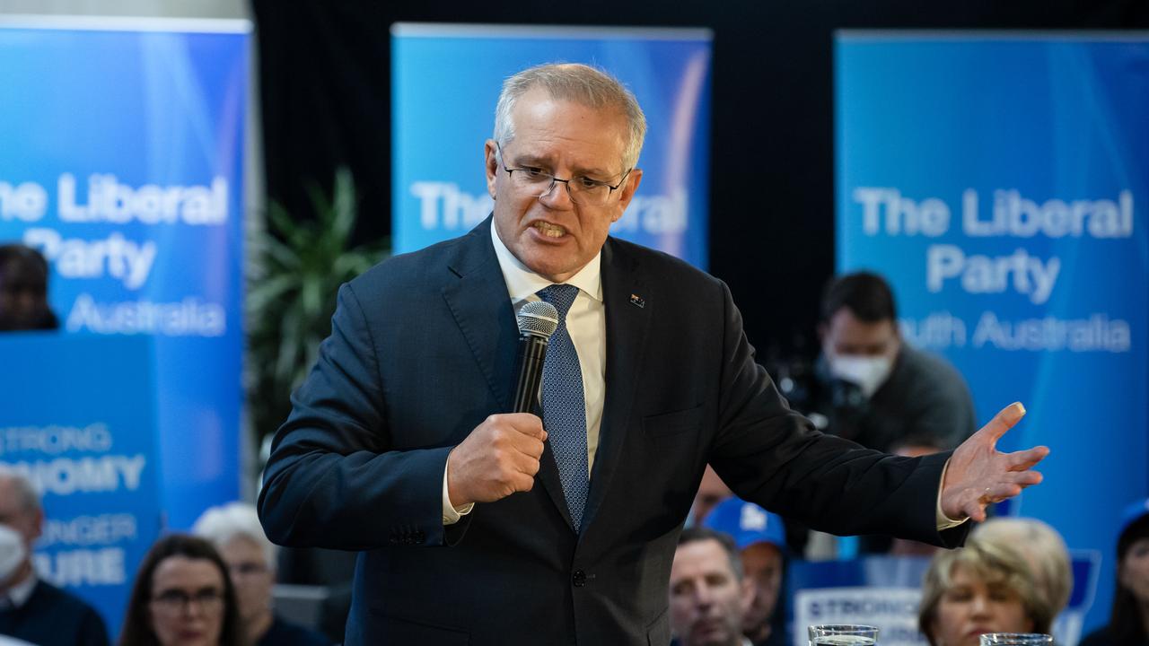 Moving forward, Mr Morrison vowed to “empathise” more with the Australian people. Picture: Jason Edwards