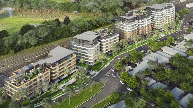 Artist impressions for Lidcombe Rise at Church St.