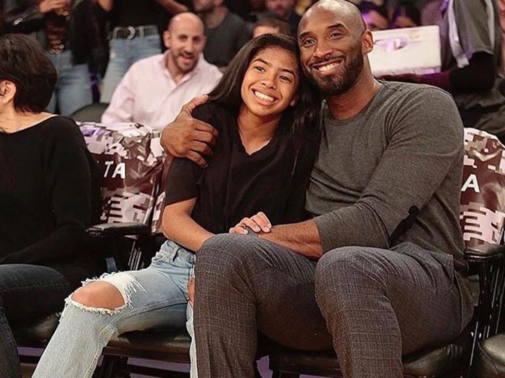 Gianna Bryant and dad Kobe Bryant Picture: gigibryant2