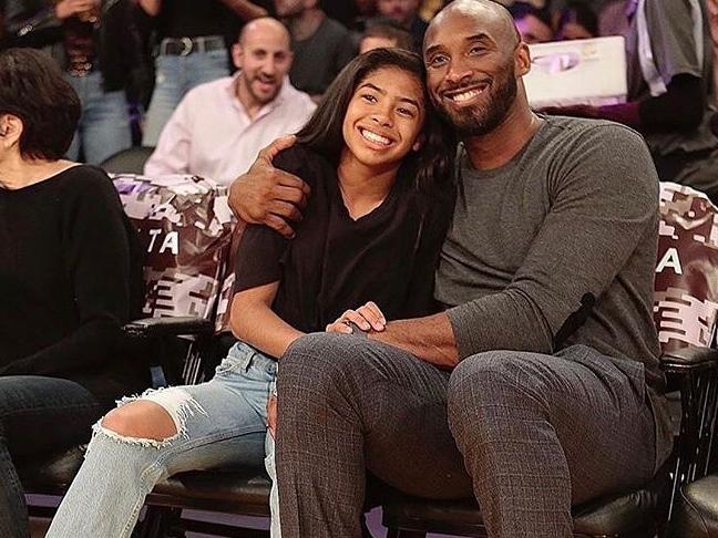 Gianna Bryant and dad Kobe Bryant Picture: gigibryant2