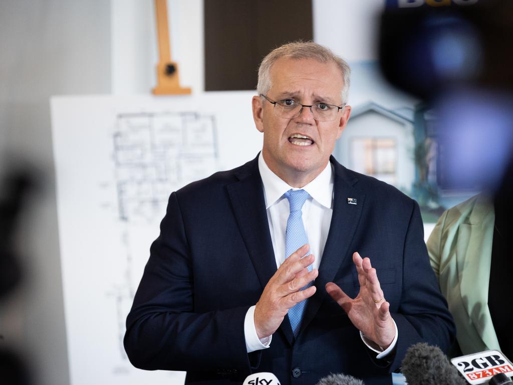 Scott Morrison has suggested that to allow the family to stay would effectively restart the ‘carnage at sea’. Picture: Jason Edwards