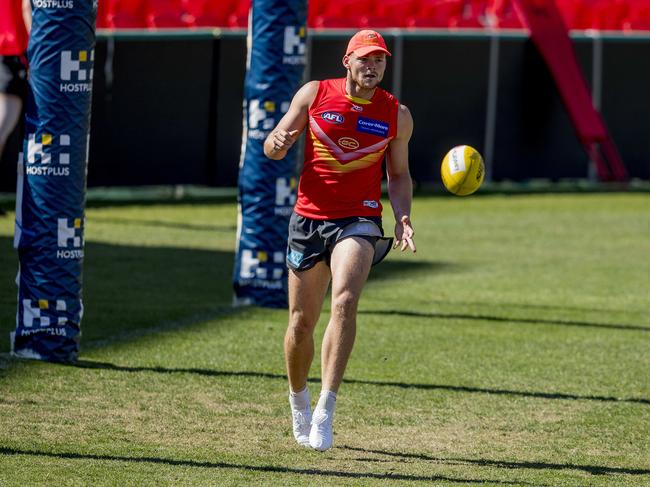 Gold Coast captain Steven May at training. Picture: Jerad Williams.