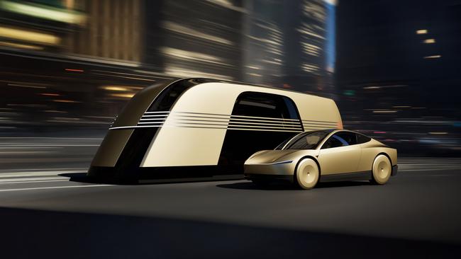 Tesla Robovan and Robotaxi. Picture: Supplied