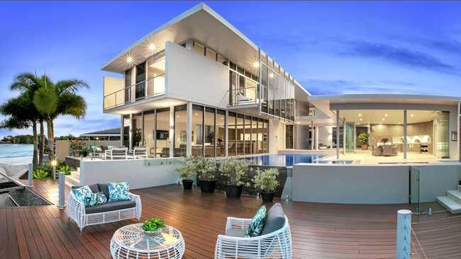 STUNNING: 27 Neerim Drive, Mooloolaba is a one of a kind masterpiece, considered the cusp of waterfront living. Picture: Contributed