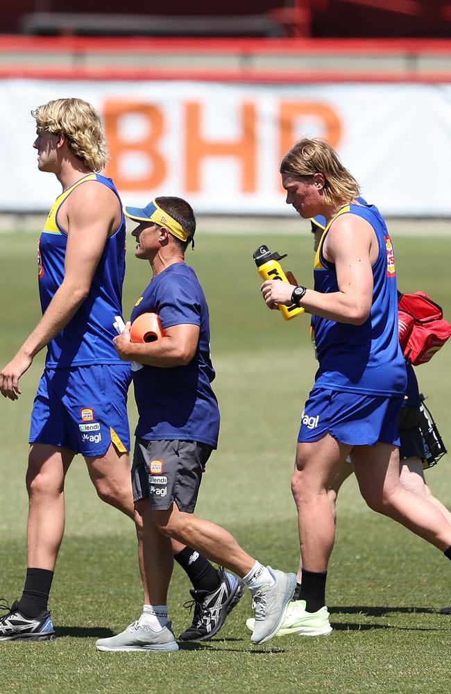 Harley Reid was forced out of match simulation on Friday. Picture: Paul Kane/Getty Images