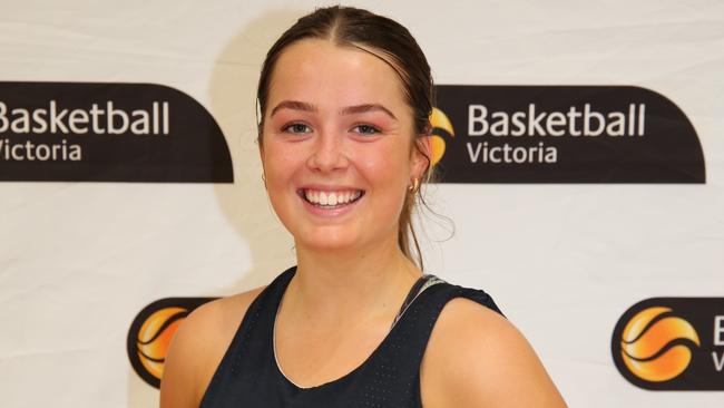 Milly Sharp brings plenty of energy to the court. Photo: Basketball Victoria.