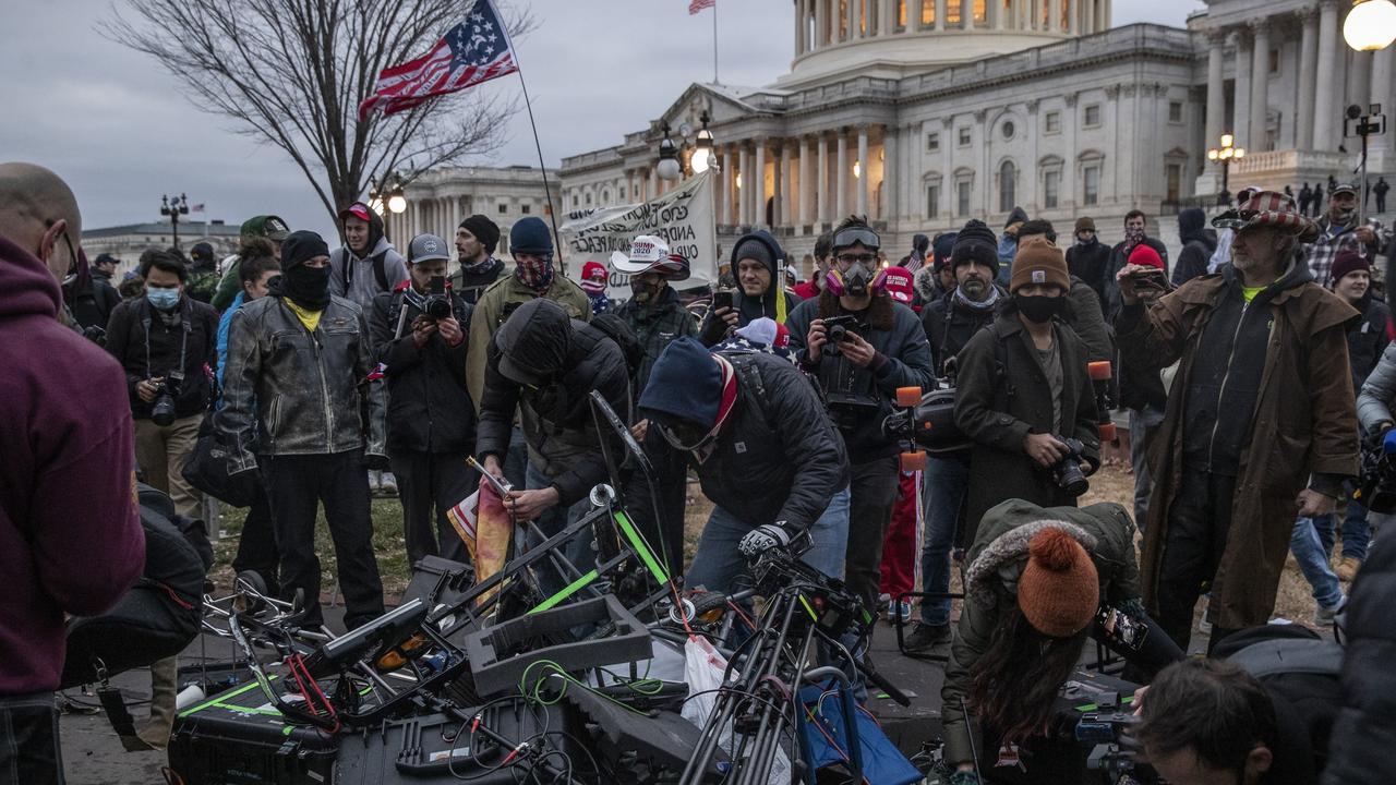 The riots have been condemned by world leaders. Picture: Victor J. Blue/Bloomberg via Getty Images