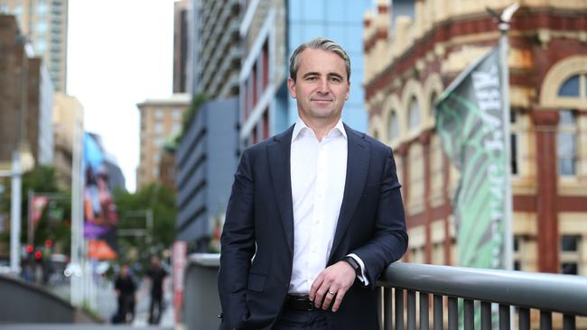 Matt Comyn, CEO Commonwealth Bank, has had a front-row seat on how the Covid crisis has impacted the economy this year. Picture: Britta Campion