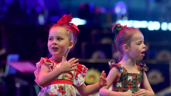 Carols by Candlelight at Riverway 2022. Performers from Townsville Academy of Performing Arts. Picture: Evan Morgan