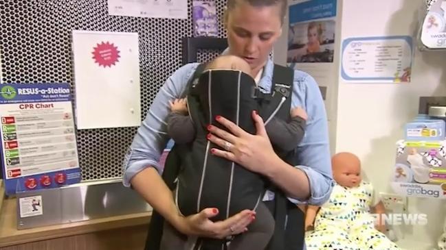 Baby carrier clearance bad for baby