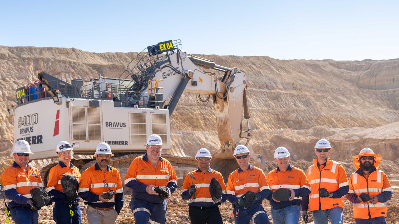 Workers have extracted the first coal from Adani's controversial Carmichael mine. Photo: Cameron Laird (www.cameronlaird.com)