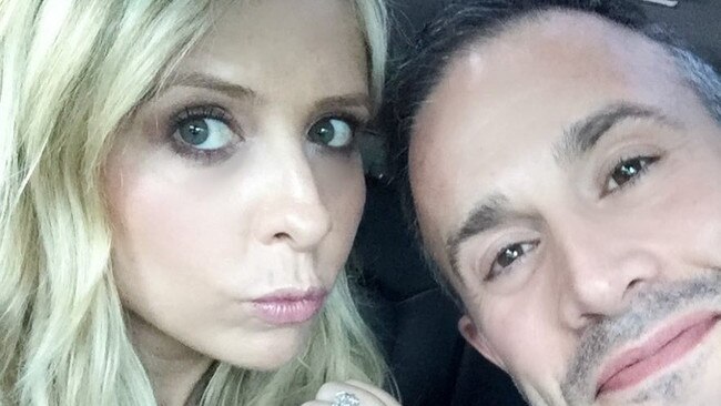 Sarah Michelle Gellar and Freddie Prinze Jr. Picture: sarahmgellar/Instagram