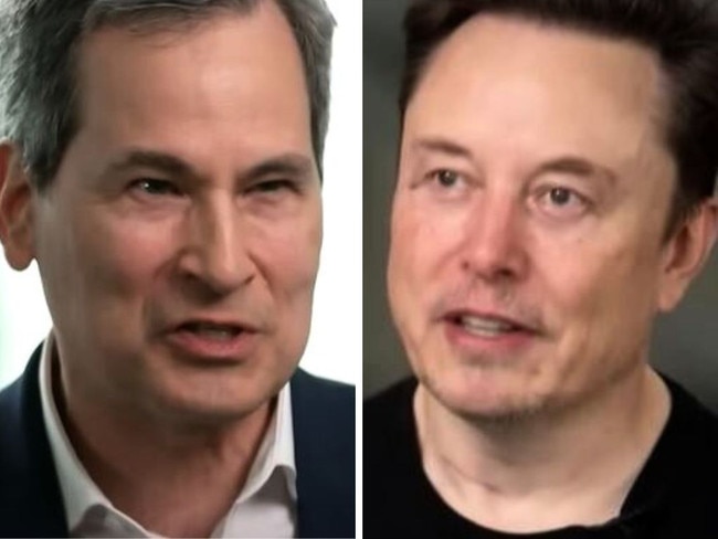 Elon Musk during his interview with CBS.