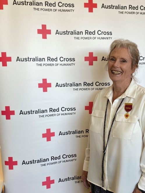 Adrienne Carmody is a volunteer for the Hunter's Red Cross. Supplied.