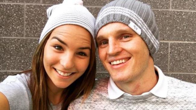 Alex McKinnon and Teigan Power are getting married today. Picture: Instagram