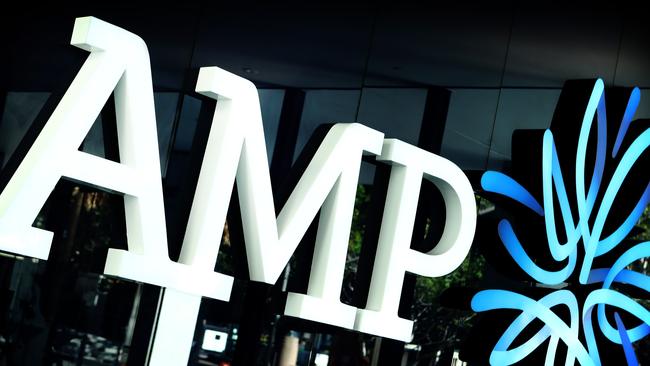 AMP fell to all-time lows on the dim outlook for dividends and concerns over its capital position. Picture: Hollie Adams