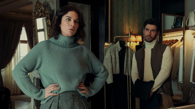 Annie Murphy, who is best known for playing Alexis Rose in Schitt’s Creek, also stars in the series. Picture: Disney/Reiner Bajo
