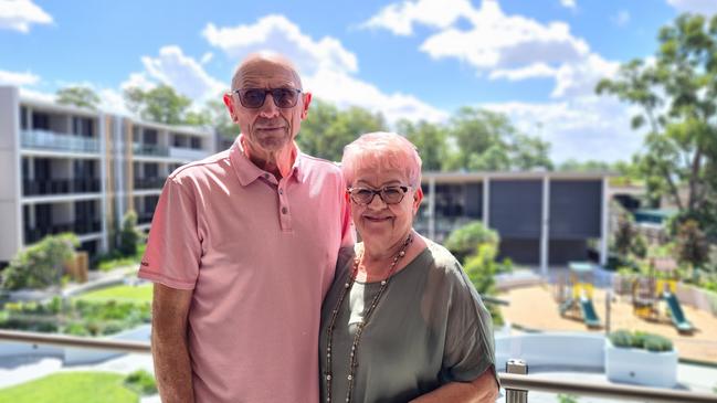 Jeff and Judy Jones at the recently opened $80m The Green, Tarragindi retirement community.