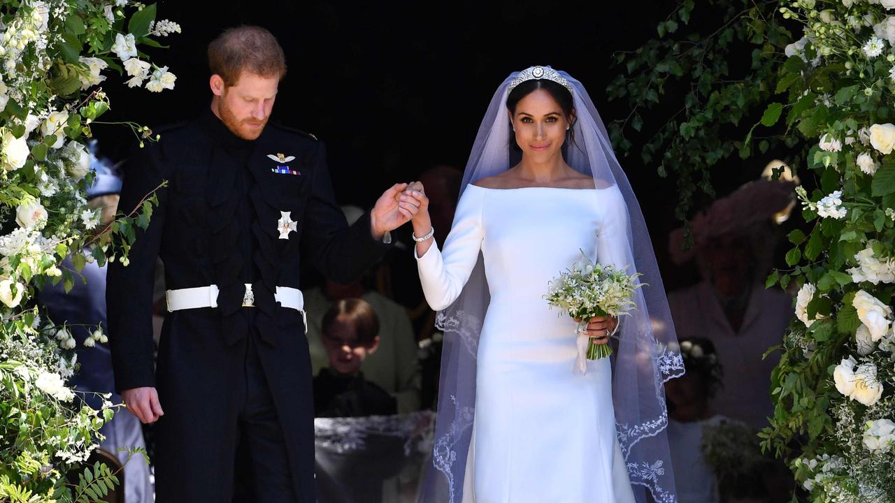 Meghan Markle’s understated wedding dress has received widespread praise. Picture: AFP