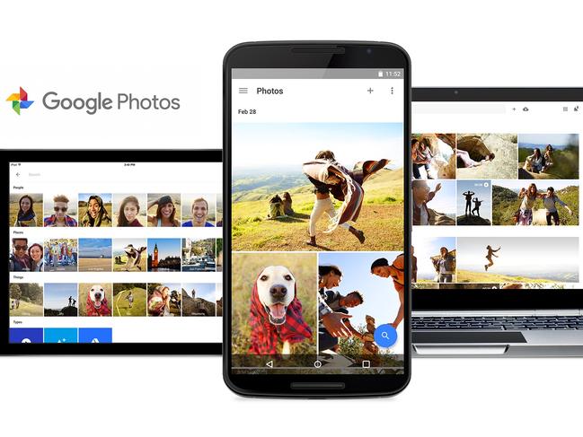 Google Photos, a photo sharing and storage service developed by Google.