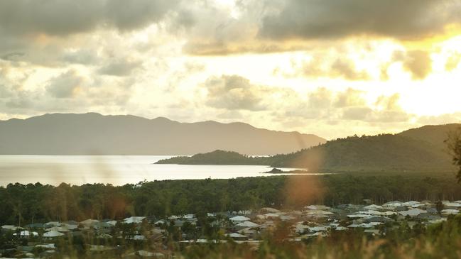  A view over former “Millionaires Ridge” at Townsville’s Bushland Beach where Sunland Group had planned its Bayside project. 