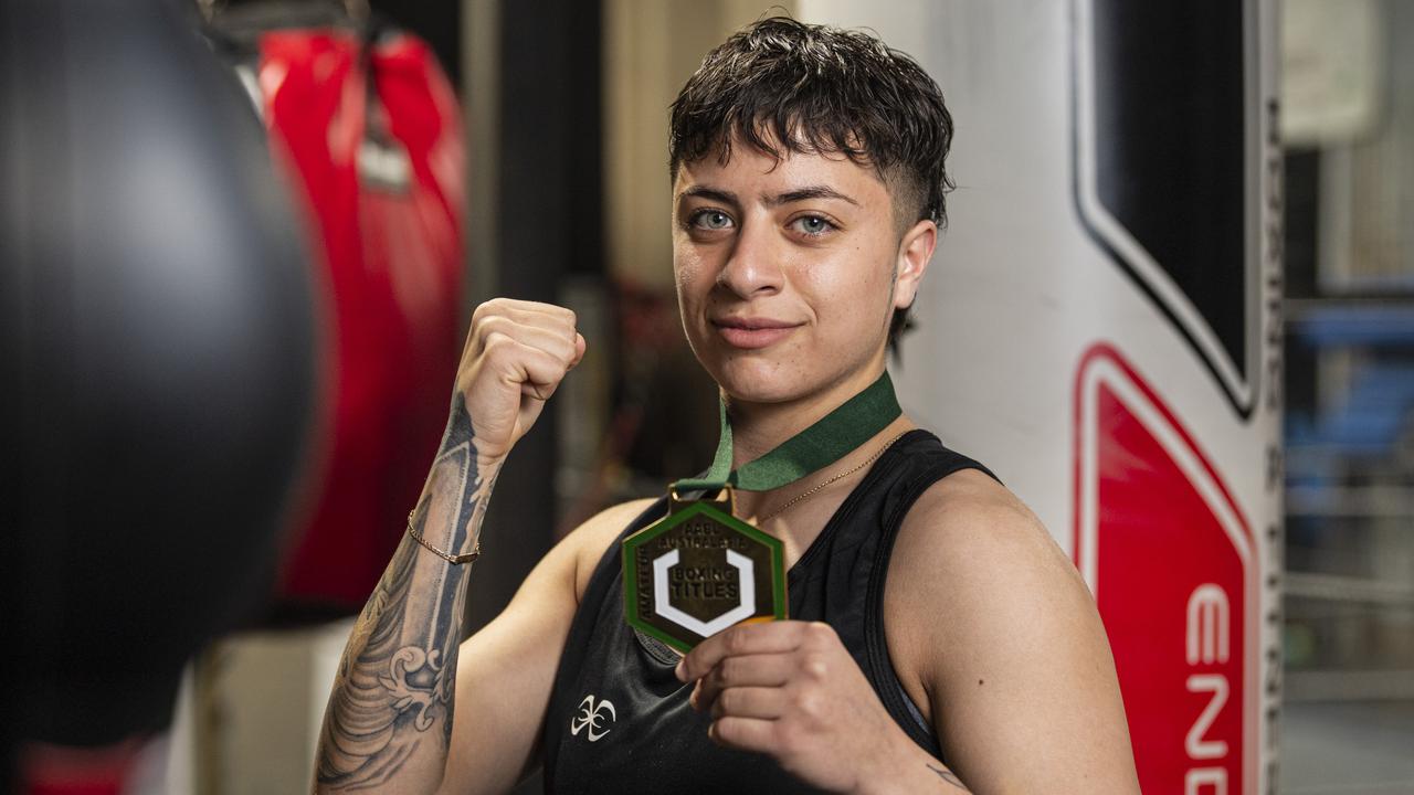 Toowoomba boxers Zoe Christodoulou and Darcy Long celebrate winning ...