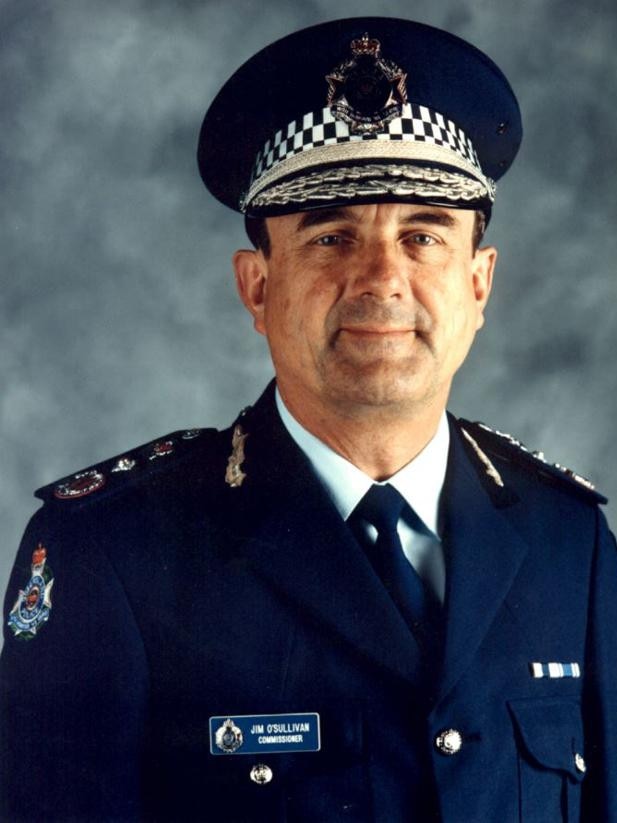 Former Queensland police commissioner Jim O'Sullivan.