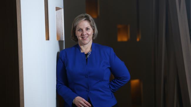 Robyn Denholm will stay with Telstra for another six months, juggling both roles until May next year. Britta Campion/The Australian