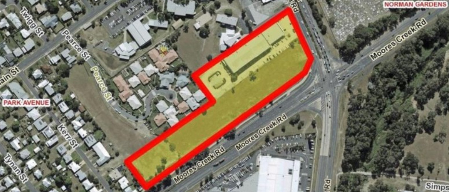 A shopping centre complex and service station was approved in 2017 for 337-341 Yaamba Road, North Rockhampton.