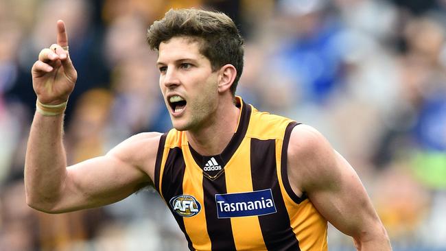 Luke Breust’s Hawthorn defeated North Melbourne at the MCG.