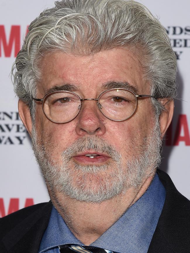 Waiting ... George Lucas says he wants to see the new ‘Star Wars’ film on the big screen. Picture: Jason Merritt/Getty