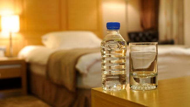 Drinking water can be an expensive exercise in  hotels if you're not a fan of tap water.