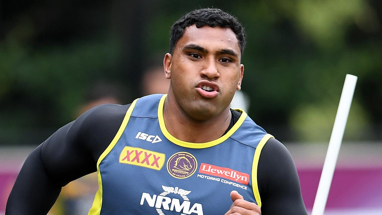 Tevita Pangai will be rested from the Broncos clash with Canberra. Picture: AAP