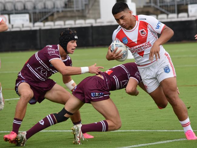 Kordell Pritchard makes a break. Picture: Sean Teuma