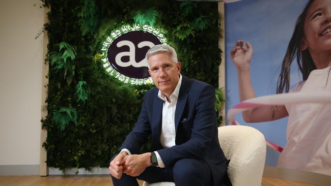 A2 Milk CEO David Bortolussi. Picture: Britta Campion