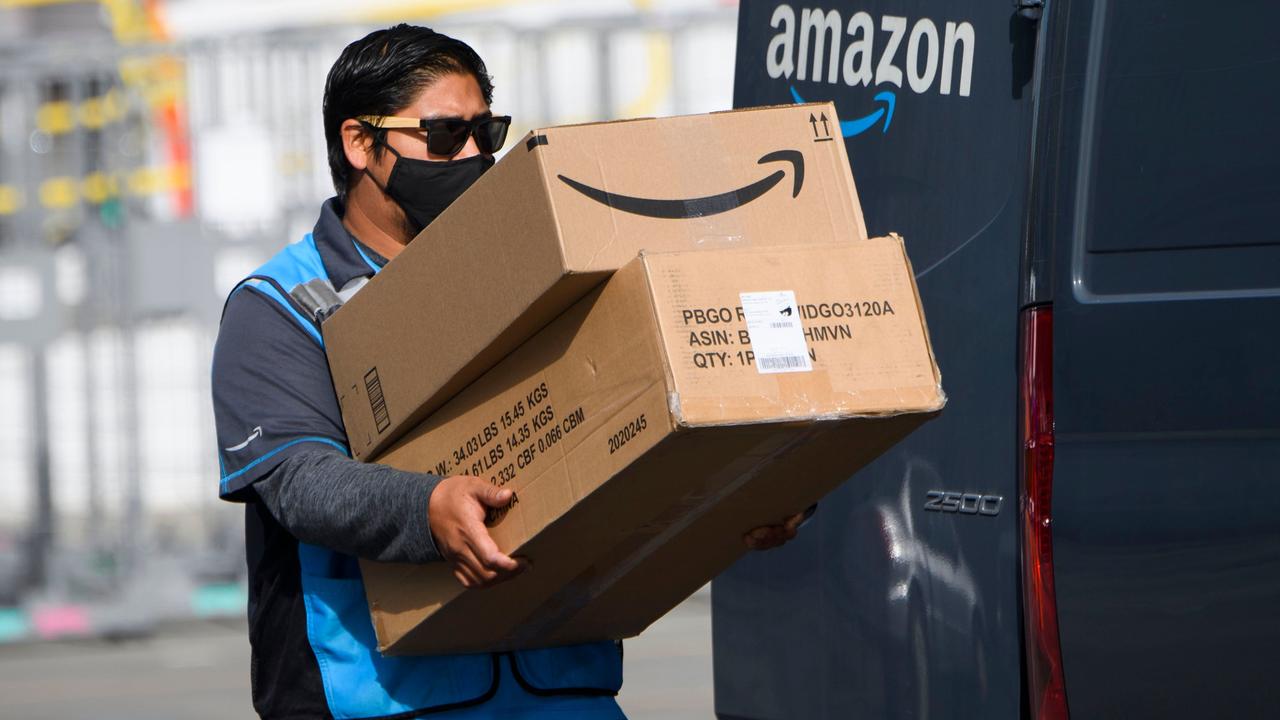 Amazon workers have been pressuring the company for better workplace conditions. Picture: Patrick T. Fallon/AFP