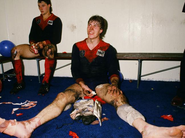 Jim Stynes played 264 games for Melbourne in a 12-year career.