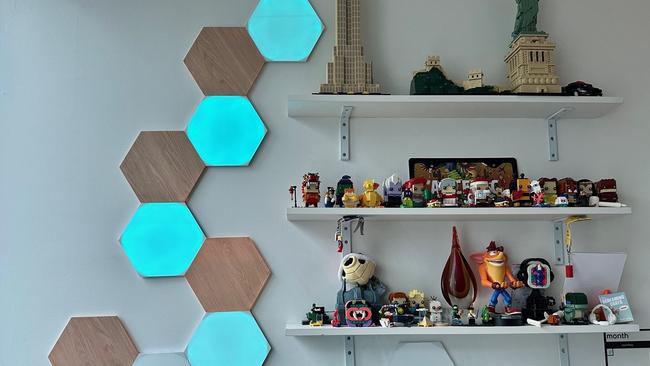 Nanoleaf’s smart panels have gentle, indirect lighting.