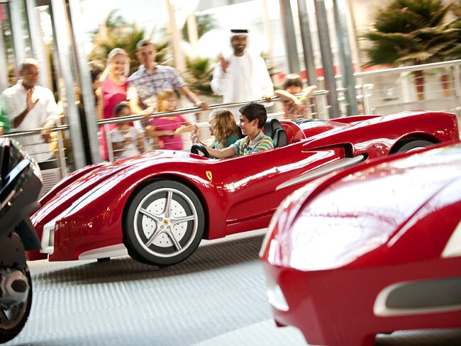 <p>The Carousel features a glimpse into the future with Ferrari concept cars. Picture: Ferrari World</p>