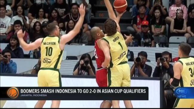 Boomers continue perfect start to Asian Cup Qualifiers