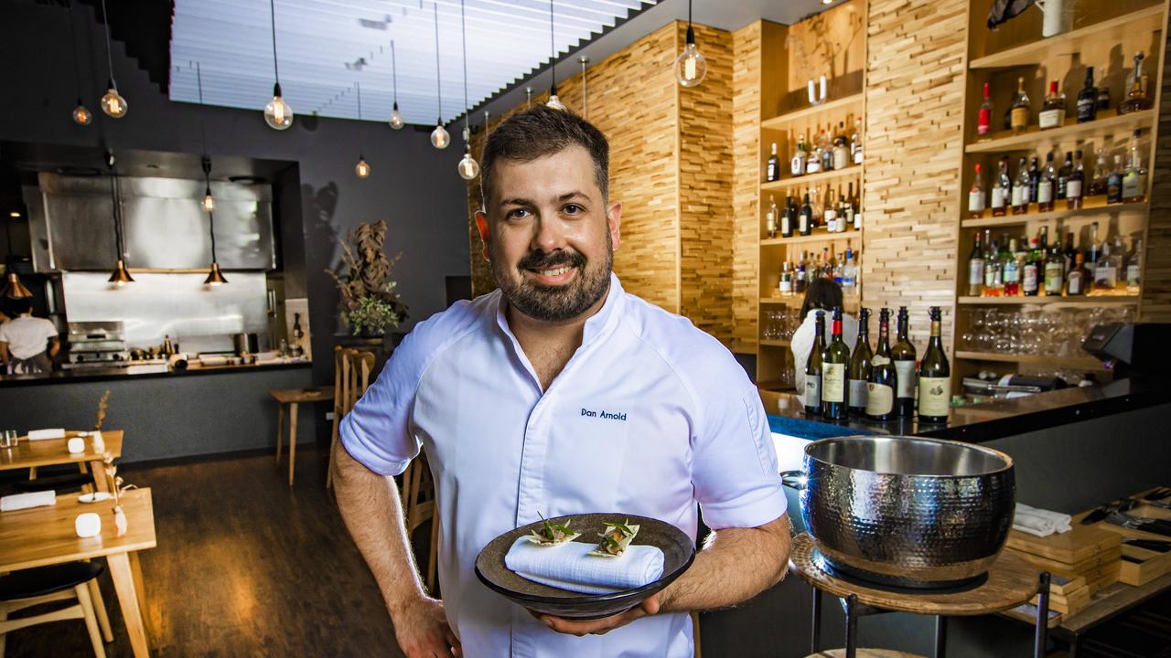 Chef/owner Dan Arnold inside his venue Restaurant Dan Arnold in Fortitude Valley. Picture: Nigel Hallett