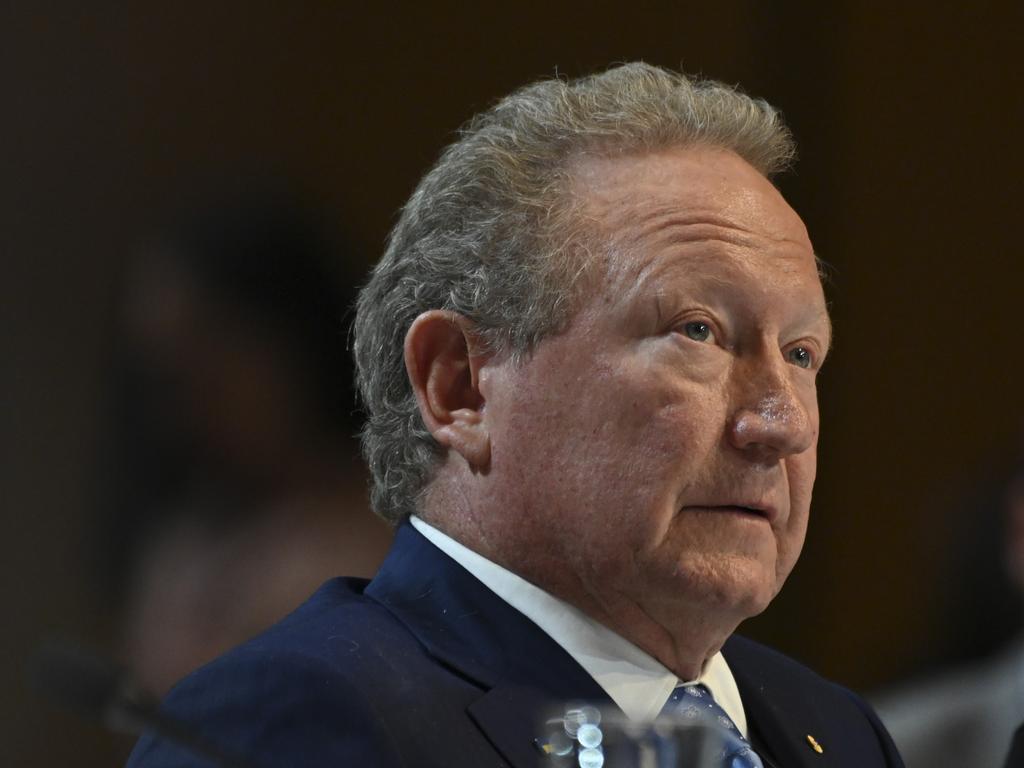 Andrew Forrest at the summit. Picture: NCA NewsWire / Martin Ollman