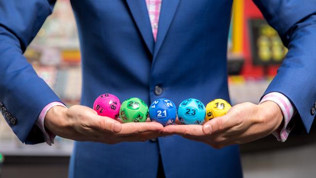 The man has decided to spend part of his $1.6m lotto prize on a new car.