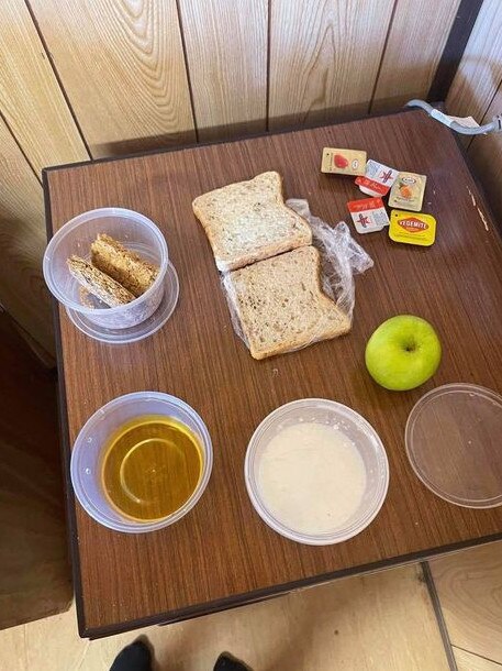 Food served to miners at the Newmont Corporation Granites Gold Mine in the Tanami Desert. Pictre: Supplied