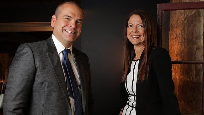 Nova’s Lachlan Murdoch and Cathy O'Connor. Picture: James Croucher
